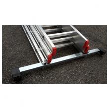 Scala componibile professionale in alluminio 3 rampe 11 gradini particolare2