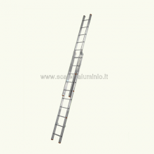 Scala componibile professionale in alluminio 2 rampe 10 gradini