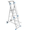 Scala a compasso in alluminio maga 211 5 gradini