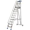 Scala professionale a compasso in alluminio 16 gradini