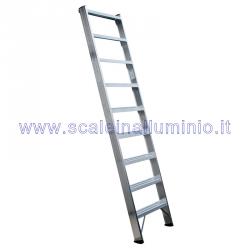 Scala per soppalchi in alluminio 600 mm 20 gradini senza prolunga
