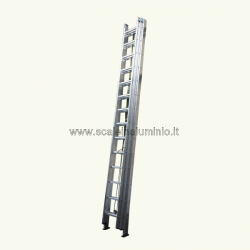 Scala in alluminio con fune 2 rampe 14 gradini Scala in alluminio con fune 2 rampe 14 gradini