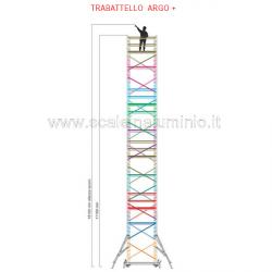 Ponteggio in alluminio Argo+10B