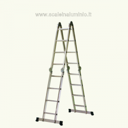 scala in alluminio 4 rampe 4 gradini multiuso articolata scala in alluminio 4 rampe 4 gradini multiuso articolata