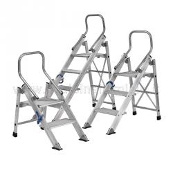 Sgabello in alluminio professionale con gradini da 200 mm Modello Flavia 4 Sgabello in alluminio professionale con gradini da 200 mm Modello Flavia 4