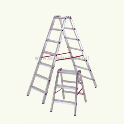 Scala in alluminio a doppia salita professionale 3 gradini Scala in alluminio a doppia salita professionale 3 gradini