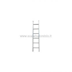 Scale in alluminio Venus semplice 6 gradini