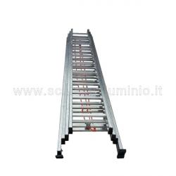 Scala con fune 4 rampe 8 gradini Scala con fune 4 rampe 8 gradini