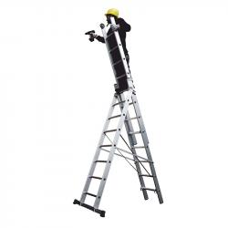 Scale componibili 2 rampe - 6 gradini - uso zoppo