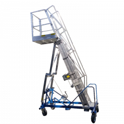 Scale per autobotti in alluminio reclinabili