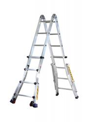 Scale telescopiche scalissima Elite 8 + 8 con stabilizzatori