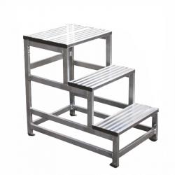 Sgabelli componibili in alluminio 4 gradini