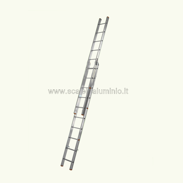 Scaletta Telescopica Alluminio con 8+8 Gradini, Scala Allungabile 2,5+2,5  Metri, Scala Pieghevole Leggera, Forte e Stabile, Multiuso, Portata 150 kg,  Norma EN131 : : Fai da te