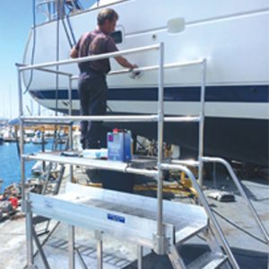 Scale a castello pianale lungo modello Marea