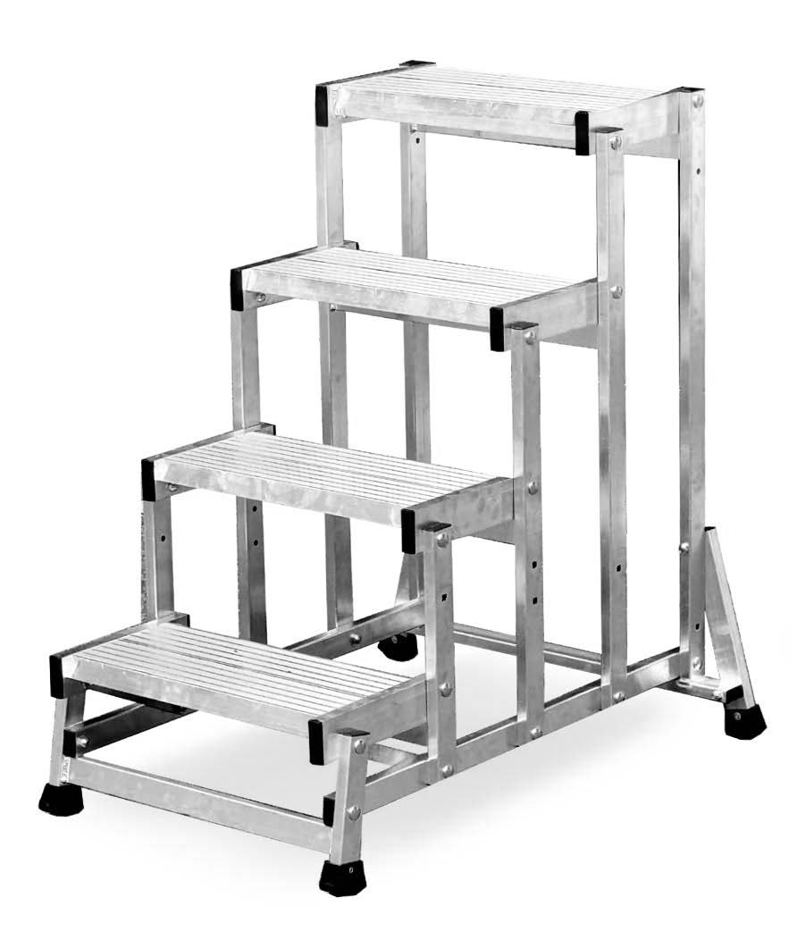 Sgabello in alluminio Mega