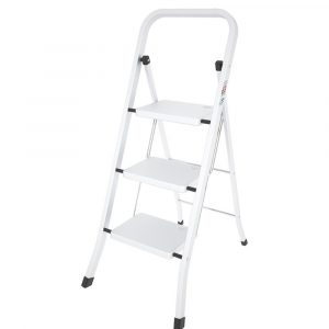 Sgabello in acciaio per uso domestico verniciato