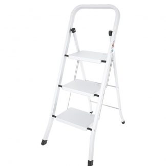 Sgabello in acciaio per uso domestico verniciato