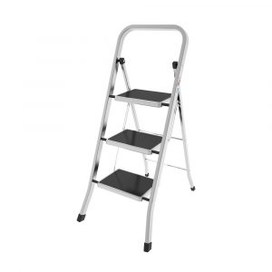 Sgabello in alluminio per uso domestico FURBO 4 gradini