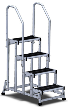 Sgabello mega con due corrimani