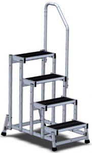 Sgabello mega con un parapetto