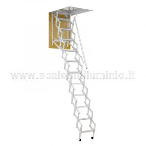 Scale retrattili a pantografo per solai