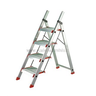 Sgabello Kubo 5 gradini in alluminio