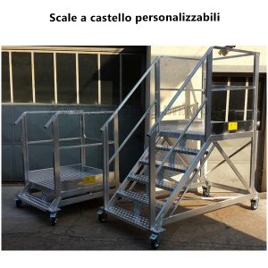 scala a castello saldata varie misure