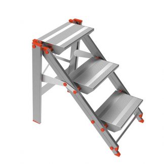 Sgabelli in alluminio pieghevoli mod 205 3 gradini