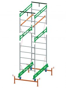 Trabattelli in acciaio P22 DLgs 81-08 misure